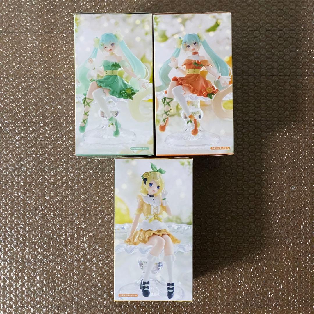 フリューくじ A賞　ラストゲット　初音ミク　B賞　鏡音リン　ぬーどるストッパ