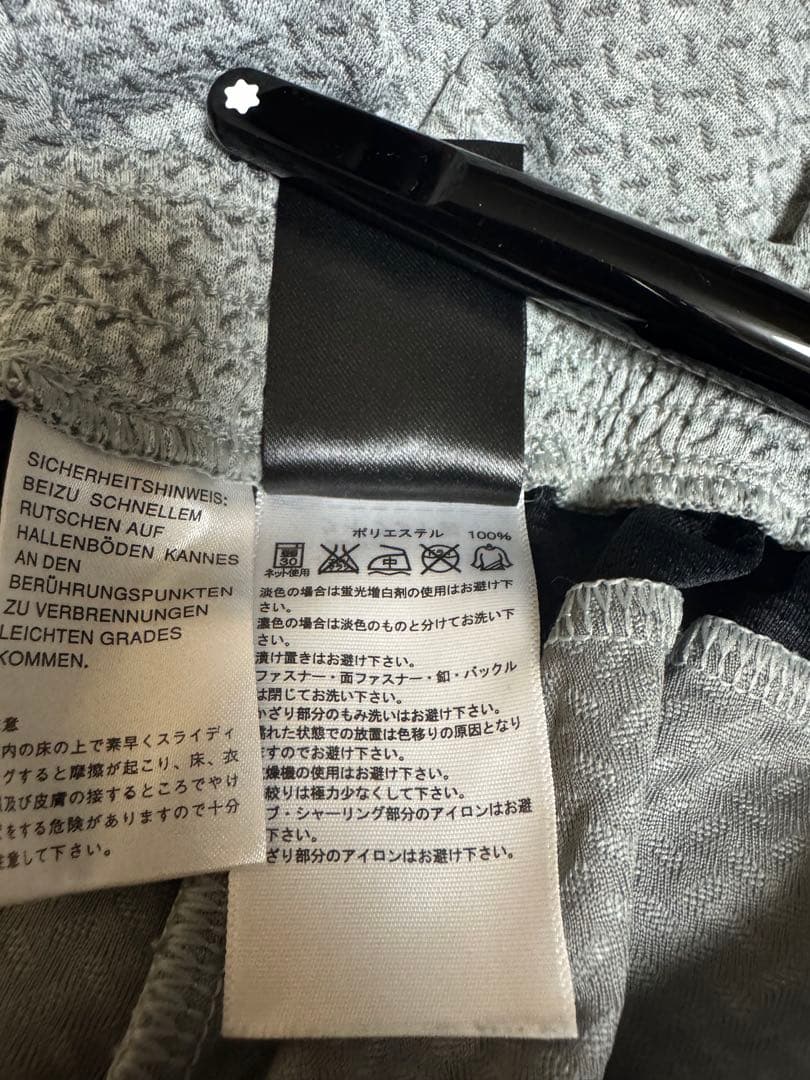 adidas フード付きジャケット パンツ セットアップ柄入グレー Oサイズ