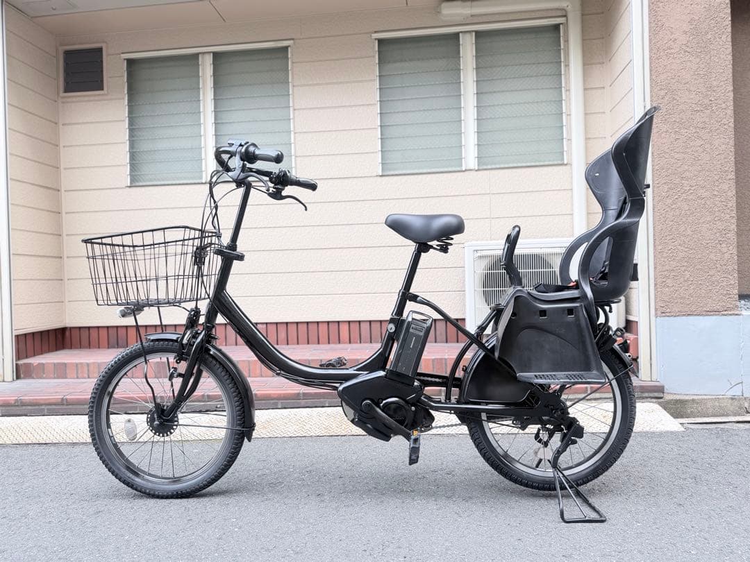 子供乗せ　ヤマハ　電動アシスト自転車 チャイルドシート付き ブラック