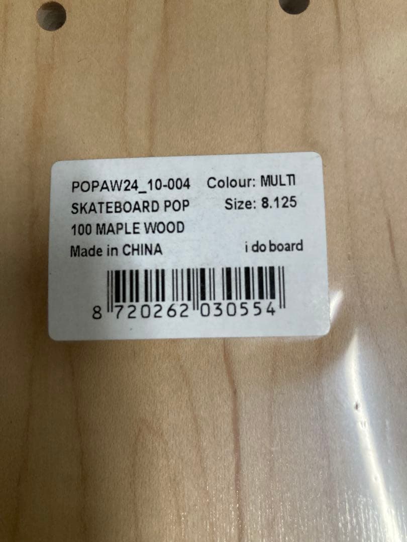 スケートボード POP TRADING skateboard 8.125