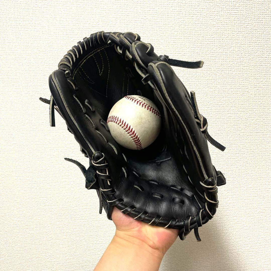 314 ミズノ グローバルエリートGA 極美品 軟式 少年 投手用グローブ
