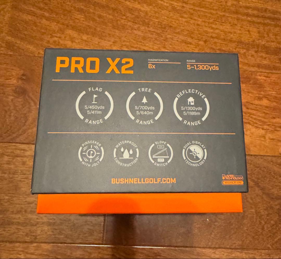 Bushnell ブッシュネル　PRO X2 ゴルフ用距離計　ピント調節故障あり