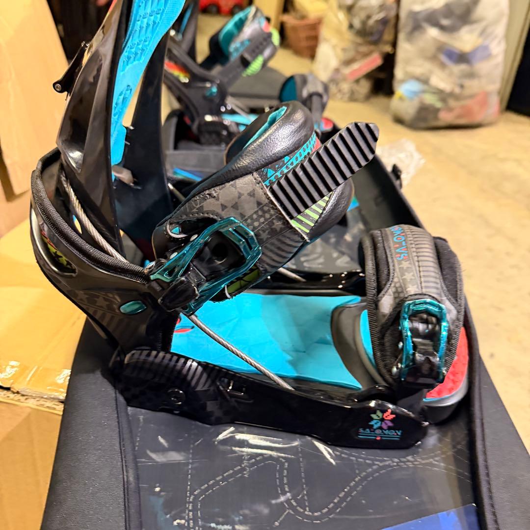 SALOMON ブーツ　スノーボード 156cm バインディングとカバー付き
