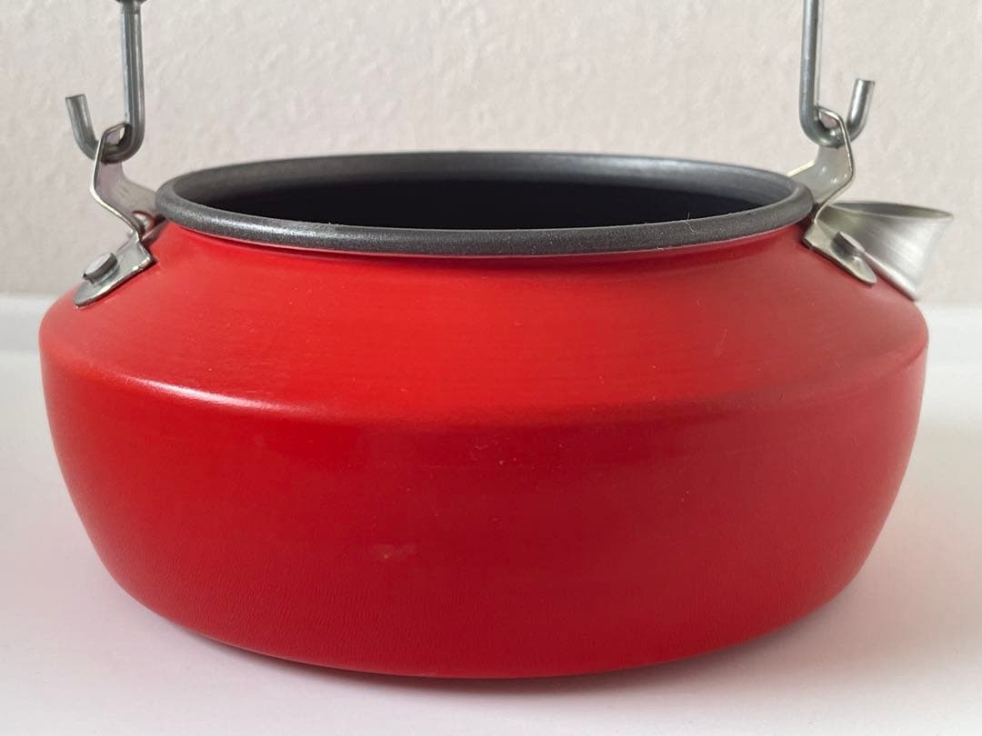 美品 trangia トランギア ケトル 0.6L 廃盤 貴重 レア 赤