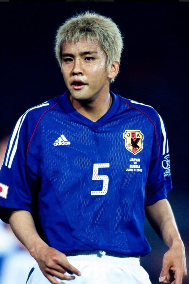 2002日韓W杯 日本代表マッチデイユニフォーム 稲本潤一 5 新品タグ 専用袋
