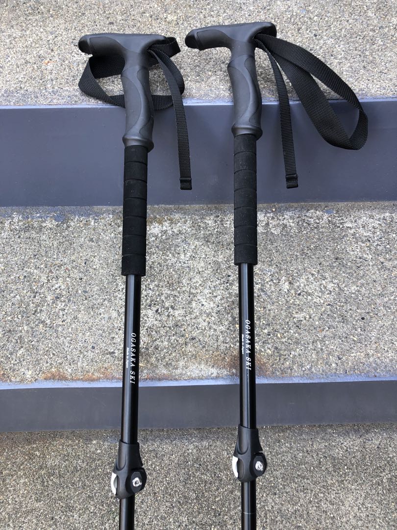 OGASAKA SKI バックカントリー用 ストック　ほぼ新品