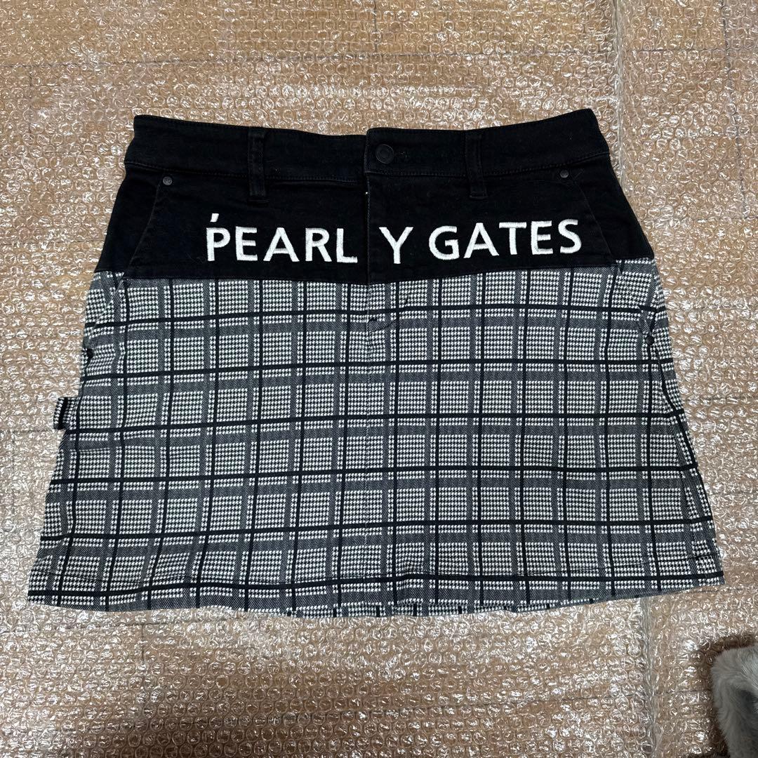 本日迄PEARLGATES他ロゴ刺繍スカート＋レッグウォーマーサイズ1新品未使用