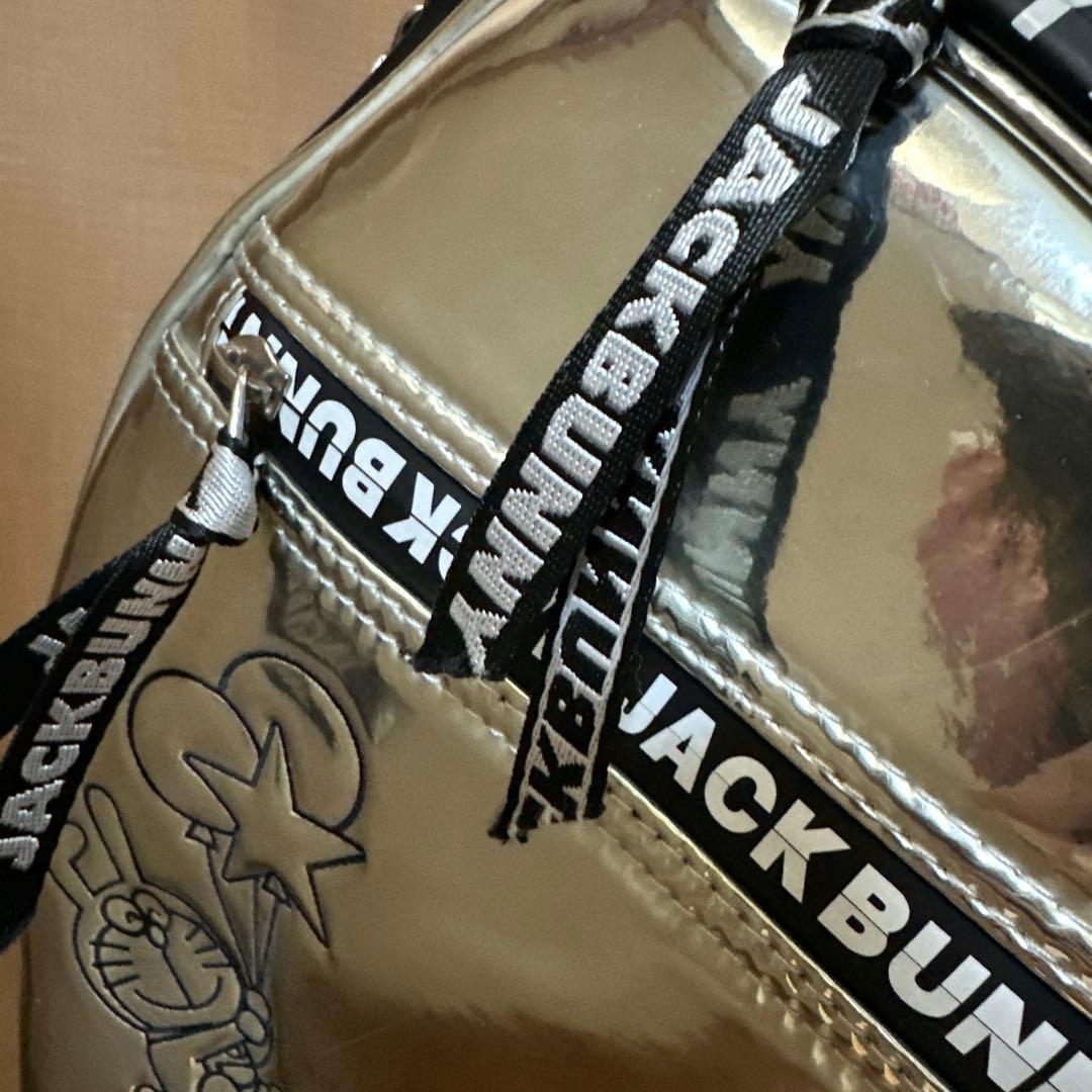 ジャックバニー　ドラえもん コラボ　キャディバッグ　シルバー　エナメル