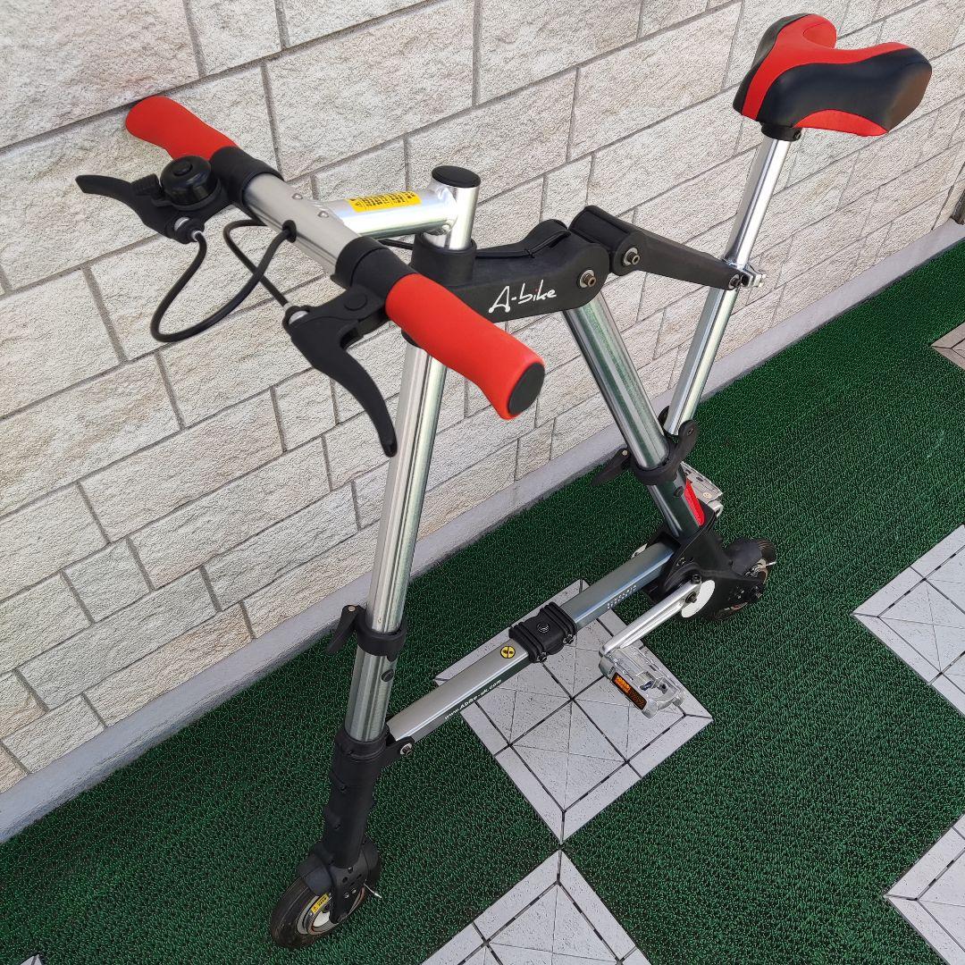 極美品 10m走行 正規 付属品完備 A-bike 折りたたみ自転車 DZB01