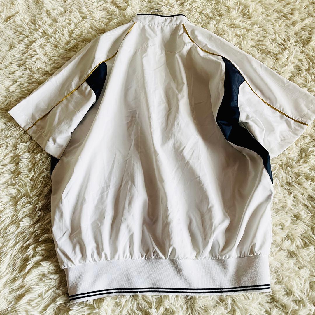 【美品】ミズノプロ Mizuno 日本代表 Vジャン ハーフスリーブジャケット