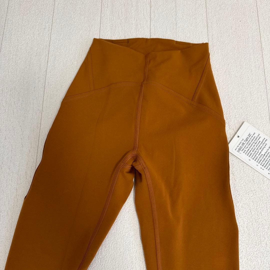 ルルレモン　新品タグ付き　サイズ0 ブラウン ヨガパンツ