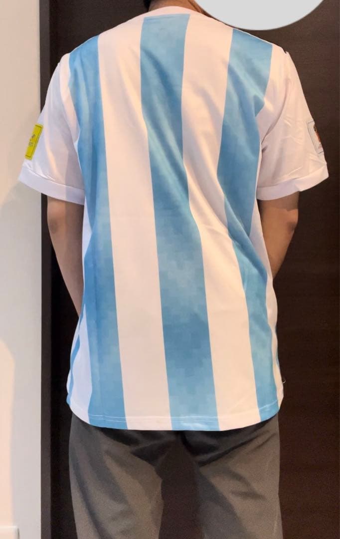 【新品】2018 W杯　アルゼンチン　adidas ユニフォーム　XL