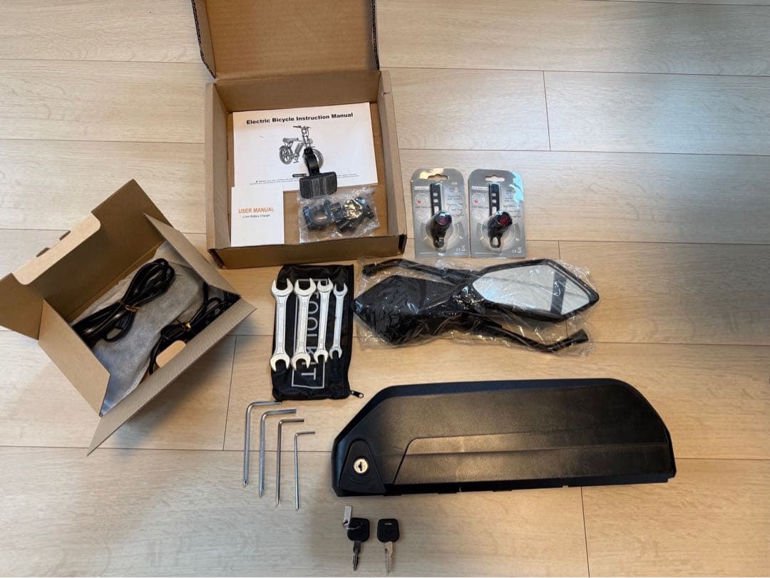 【低走行283km・2025年購入】OUXI V8 付属品多数 ファットタイヤ
