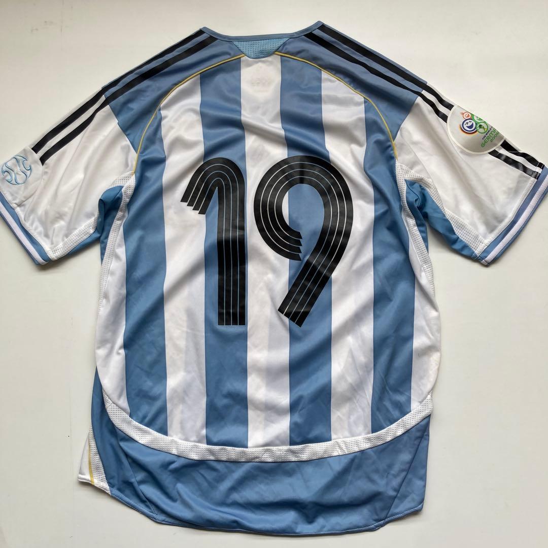 ウェア aregentina adidas 2006 messi game shirt