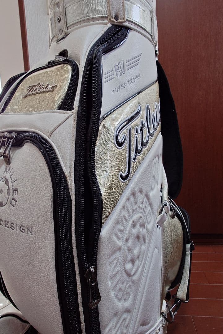 Titleist ホワイト キャディバッグ タイトリスト