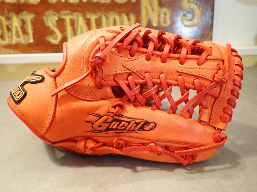 ミズノMIZUNO Gachi オールラウンド 軟式グローブ オレンジ