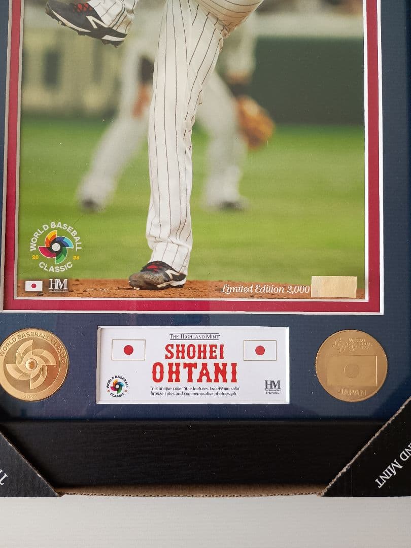 大谷翔平　2023WBC ダブルフォトミント　シリアルナンバー入り