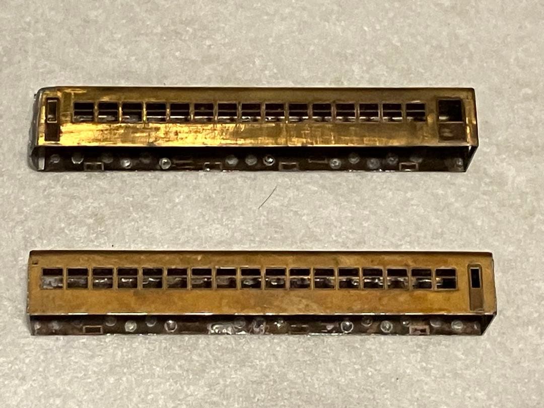 Nゲージ kitcheN キッチン 金時2300特急4連　真鍮キット仕掛品