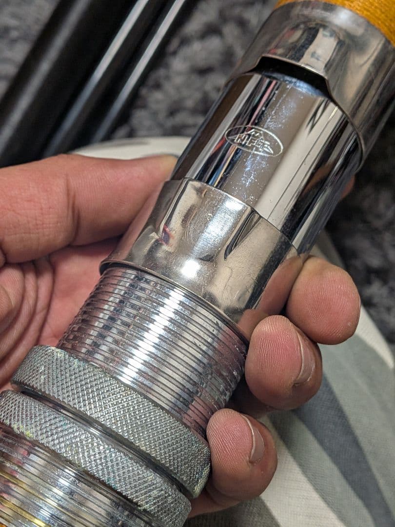 NFTスーパージャンボ5.0m/4P！4本継ぎクエ釣り専用竿　まさかの美品