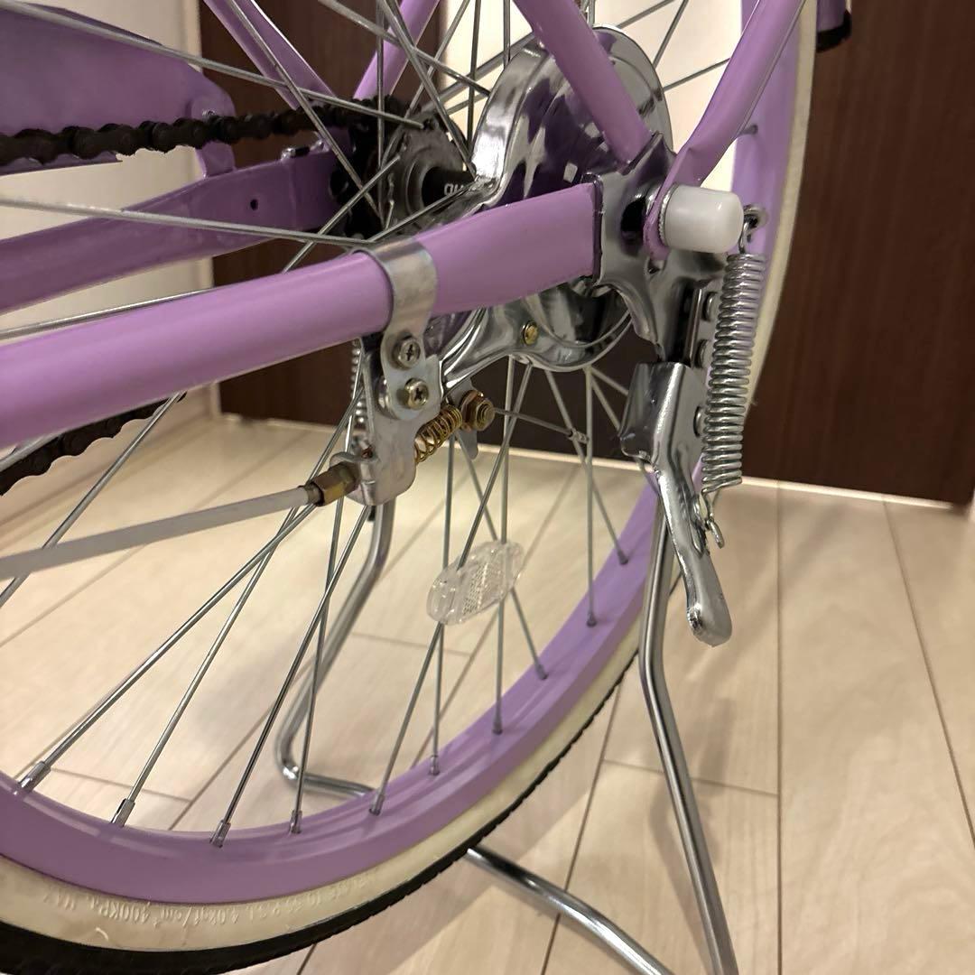 かなです。アサヒサイクル　バスケットかご付き自転車　プリンピング　22