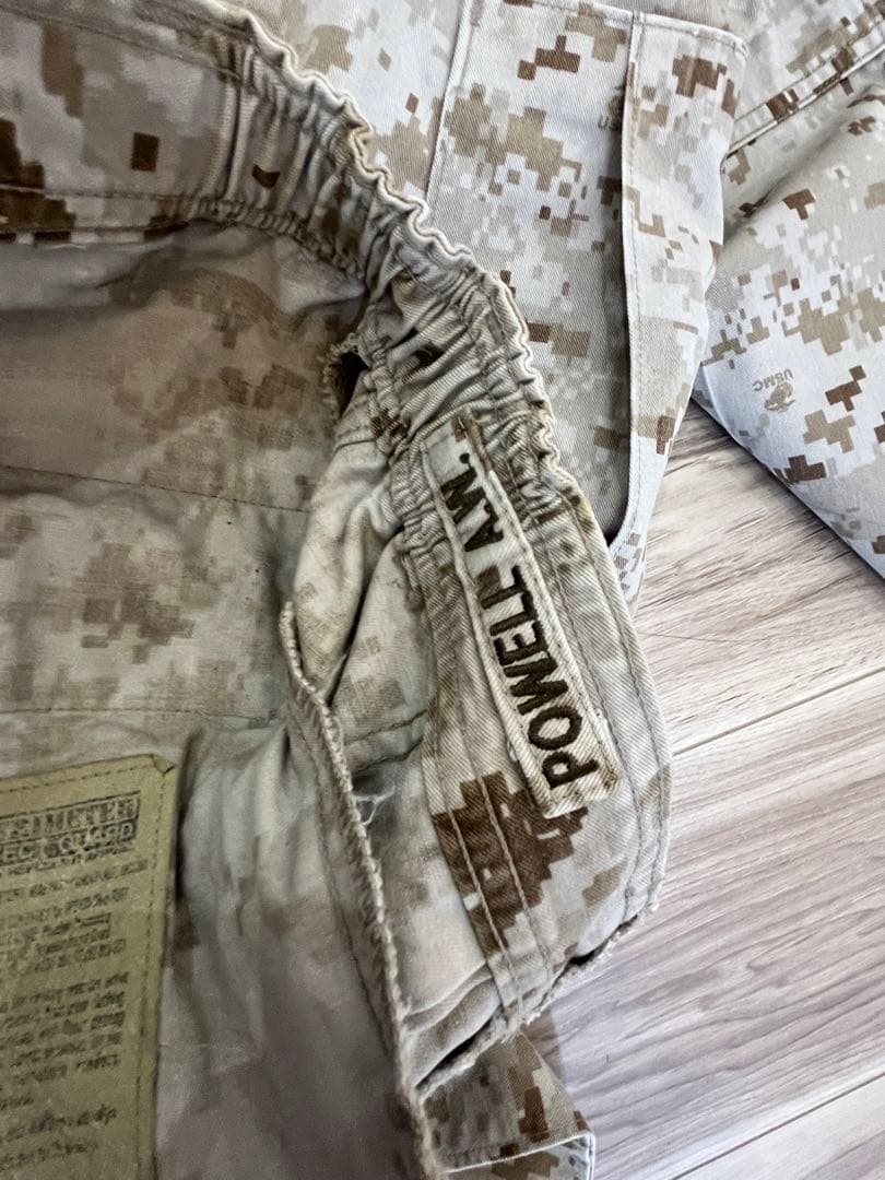 米軍放出品　MCCUU 迷彩服　ジャケット　パンツ　マーパット　USMC 上下