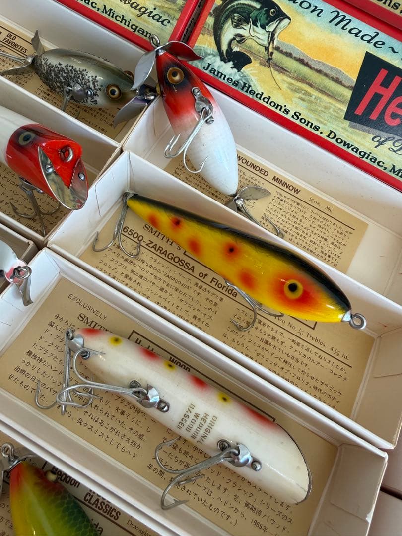 ニ*ん様 オールドヘドン ★☆ スミス ウッド ヘドン HEDDON ルアー 釣
