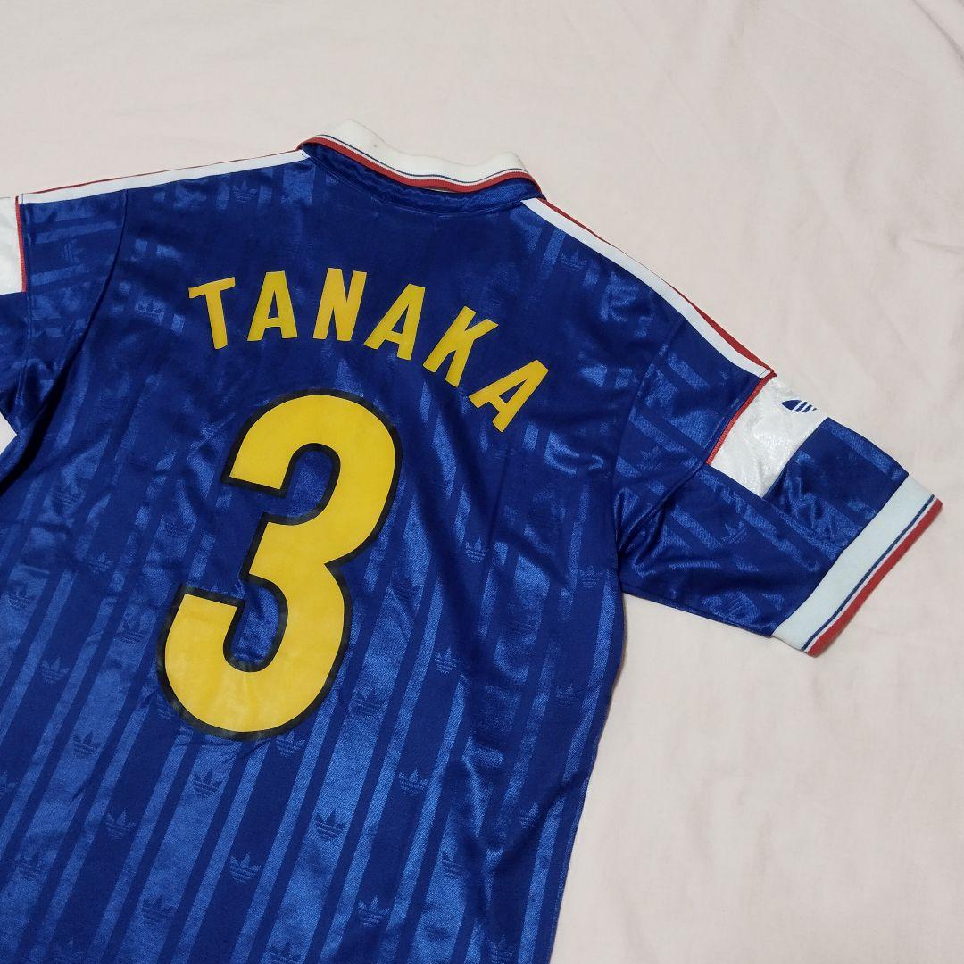 アディダス　日産自動車　田中真二　選手支給品　　　 サッカー　80s 　Mサイズ