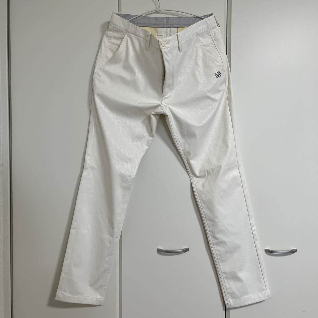 St ANDREWS ロゴ入りホワイトパンツ