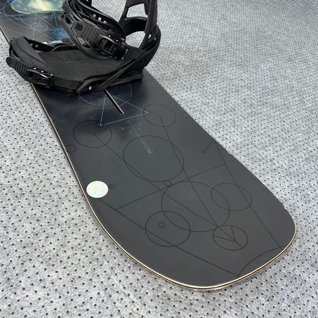 数回使用 154cm BURTON CUSTOM FV×MISSION Sサイズ