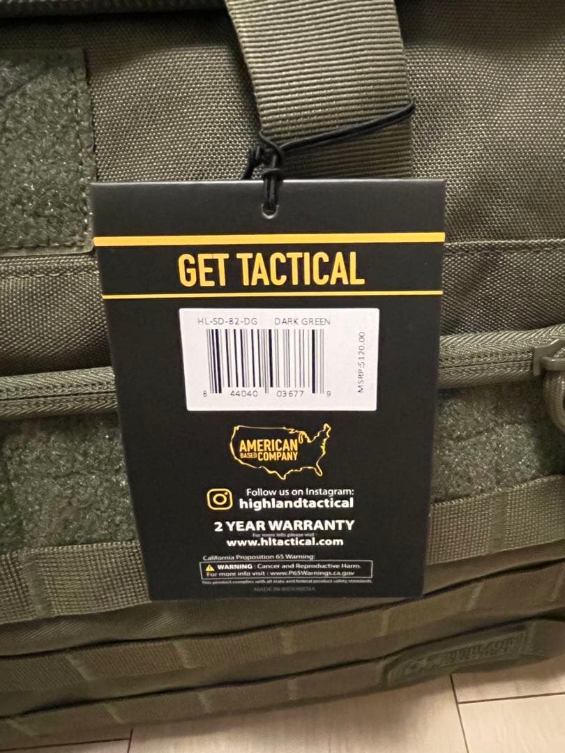 HIGHLAND TACTICAL SQUAD 1.0 ダフッルバッグ
