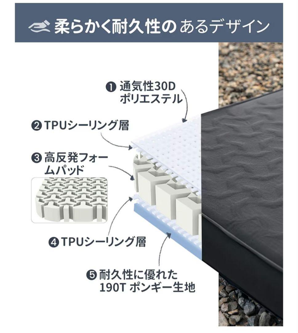 ワンティグリス　ONE TIGRIS 自動膨張式　マットレス　新品・未開封