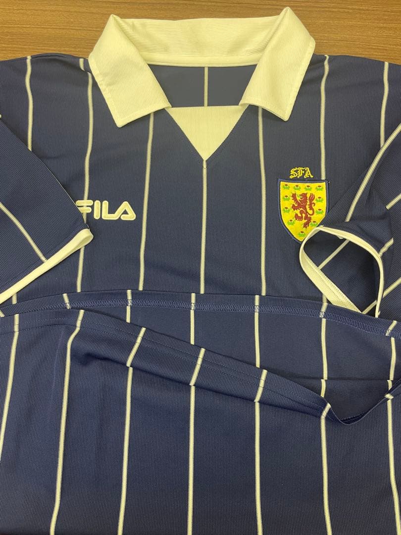 2002/03 FILA スコットランド代表 ホーム サッカーゲームシャツ
