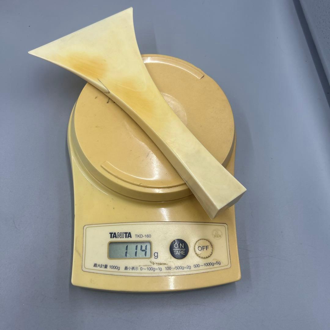 255ヴィンテージ　天然素材　三味線バチ 重約114g