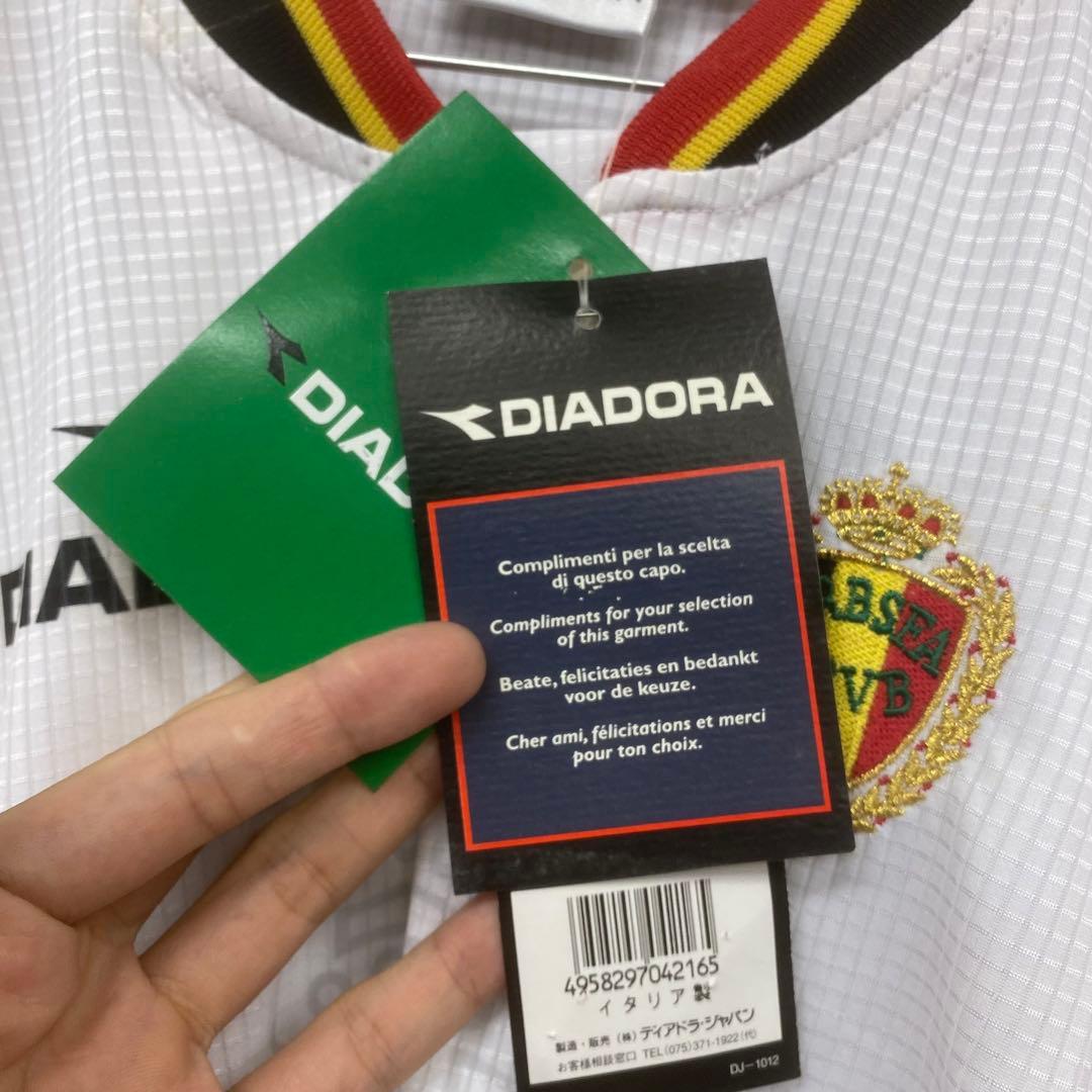 【新品】diadora ベルギー代表 ユニフォーム ゲームシャツ 1998年