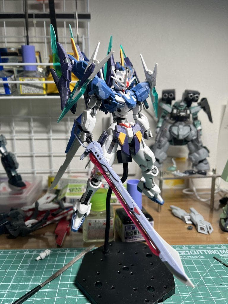 HG ガンダムエアリアルスラッシュカスタム　全塗装・完成品