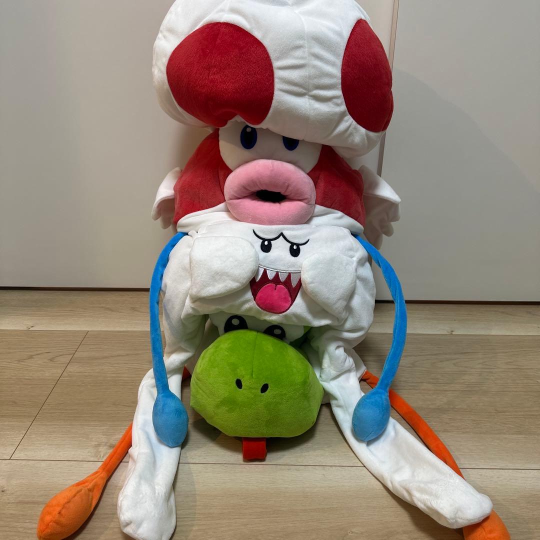 マリオキャラクター カチューシャ型ぬいぐるみ