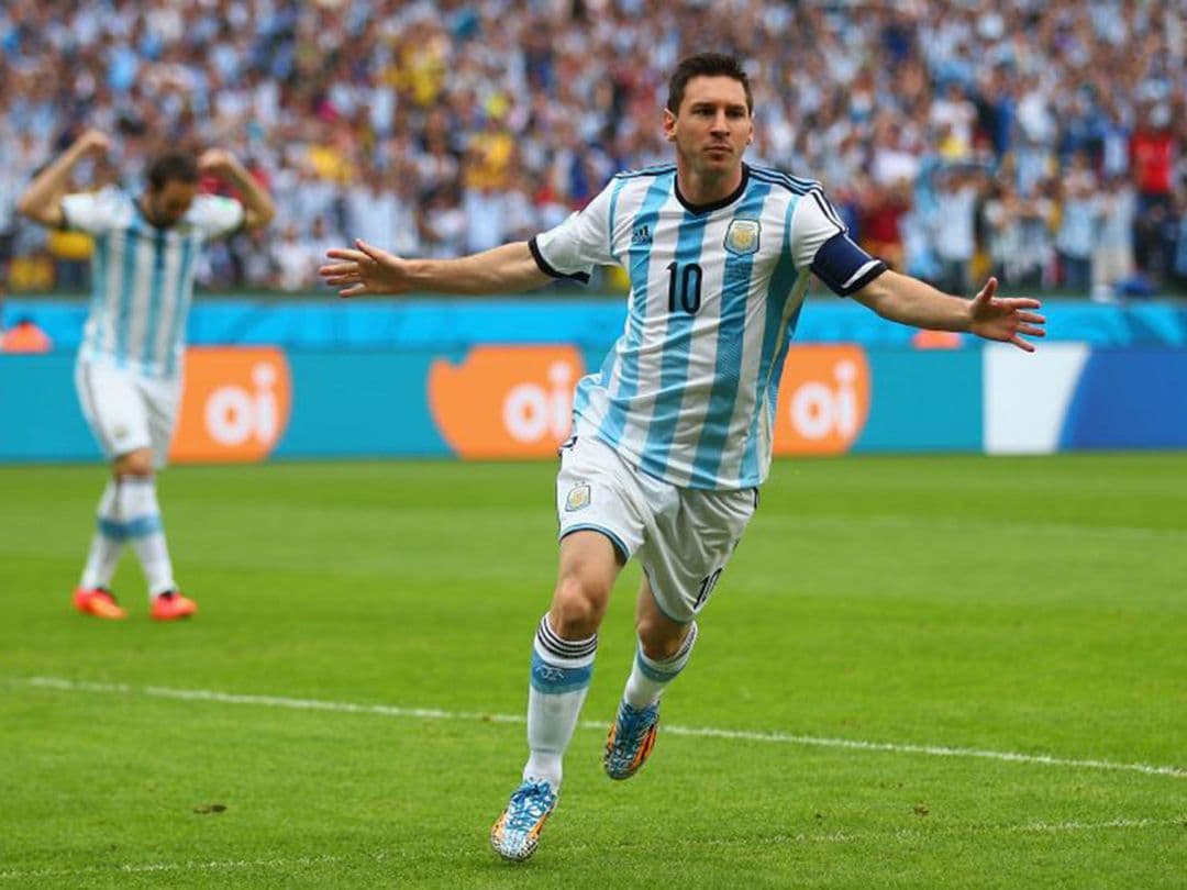 2014 アルゼンチン代表　メッシ　アディダスオフィシャル　ユニフォーム