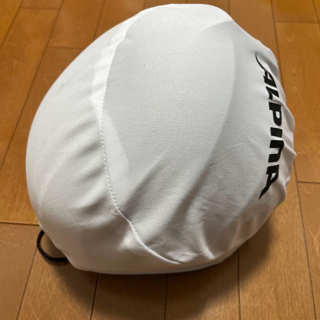 【未使用】ALPHA アルピナ ヘルメット 54-57cm グレー スキー