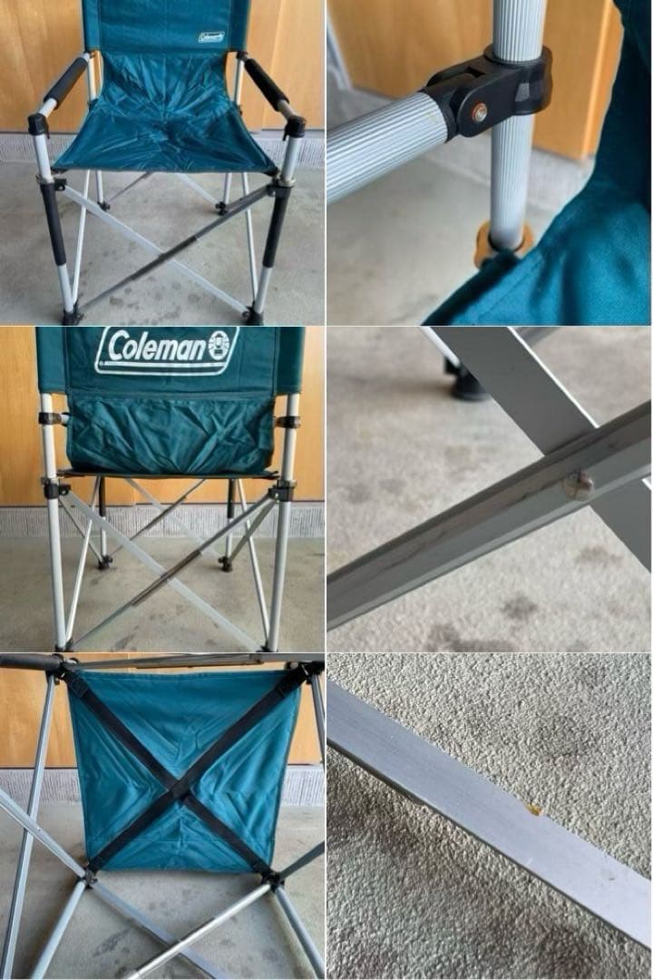 Coleman スリムキャプテンチェア4脚セット キャリーバッグ付き