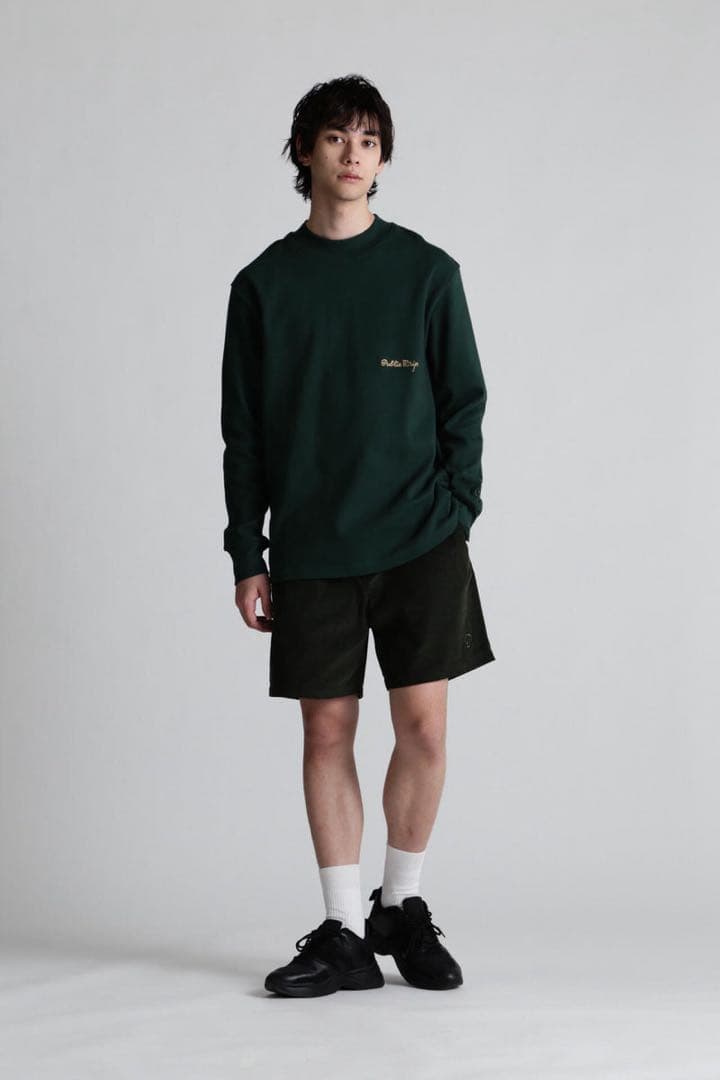 【未使用品】定価2.0万円　Public Drip グリーン 長袖カットソー