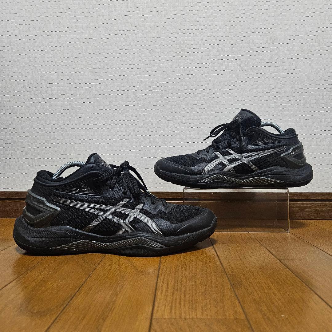 極美品☆ ASICS GELBURST 27 バスケットボールシューズ 黒