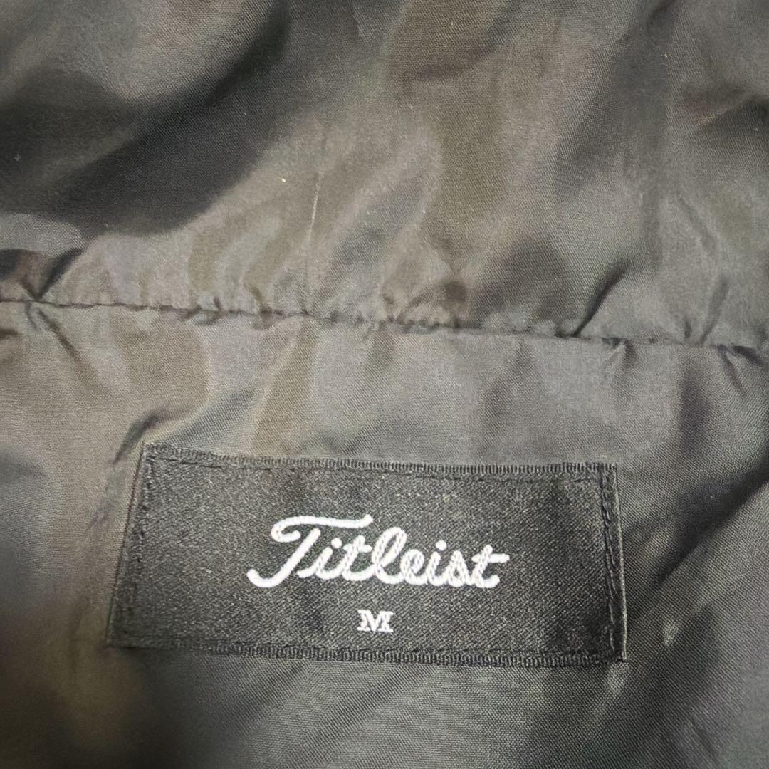 【美品】タイトリスト Titleist ゴルフウェア ナイロンジャケット 黒 M