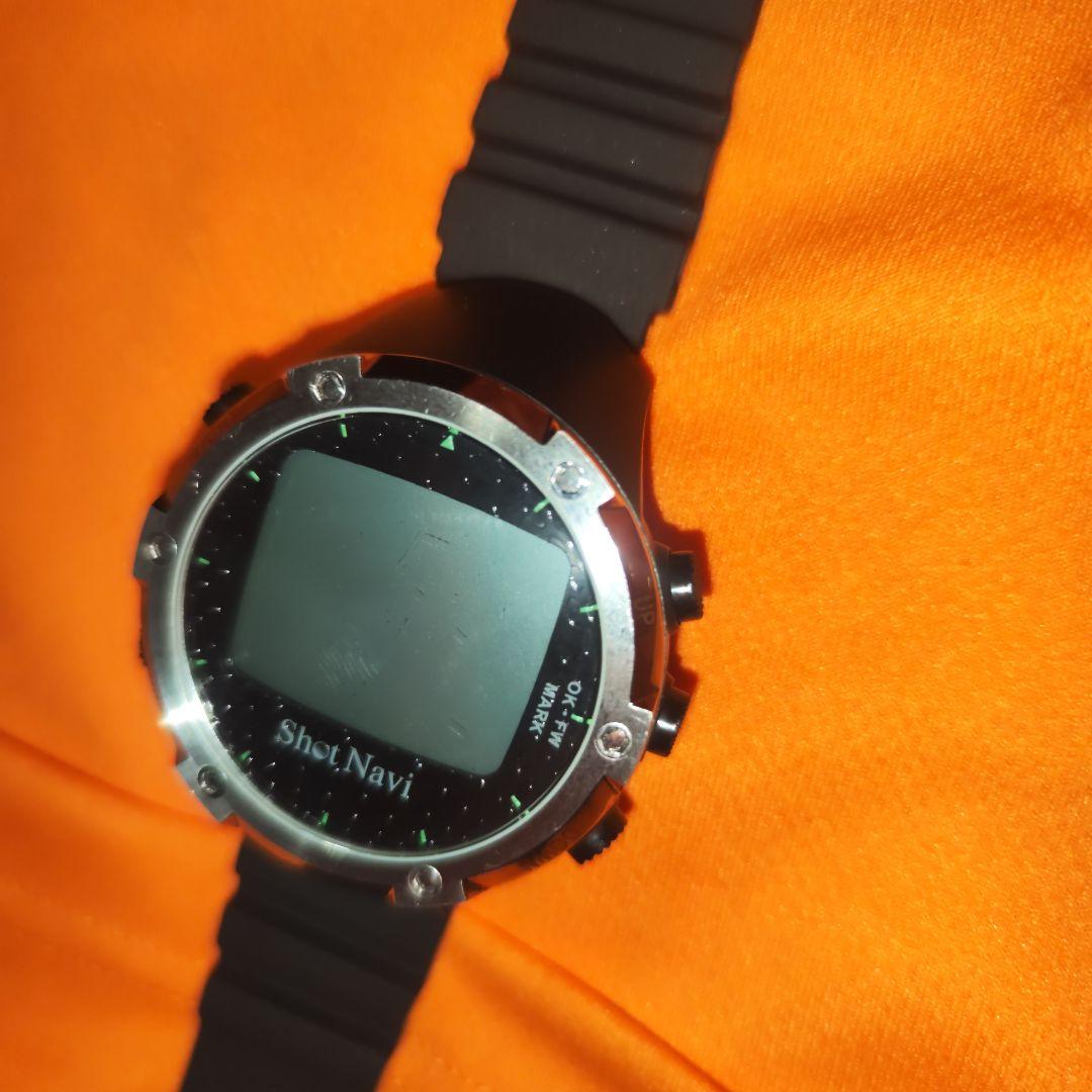 ショットナビ W1-FW ゴルフウォッチ最新バージョンに更新済みです（送料無料）