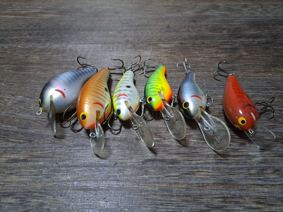 Bagley's　バグリー　オールド　バルサ　クランク　6個セット