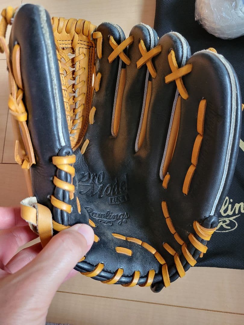 Rawlings ローリングス　プロモデルグローブとA球ボール2個　バッグ付き