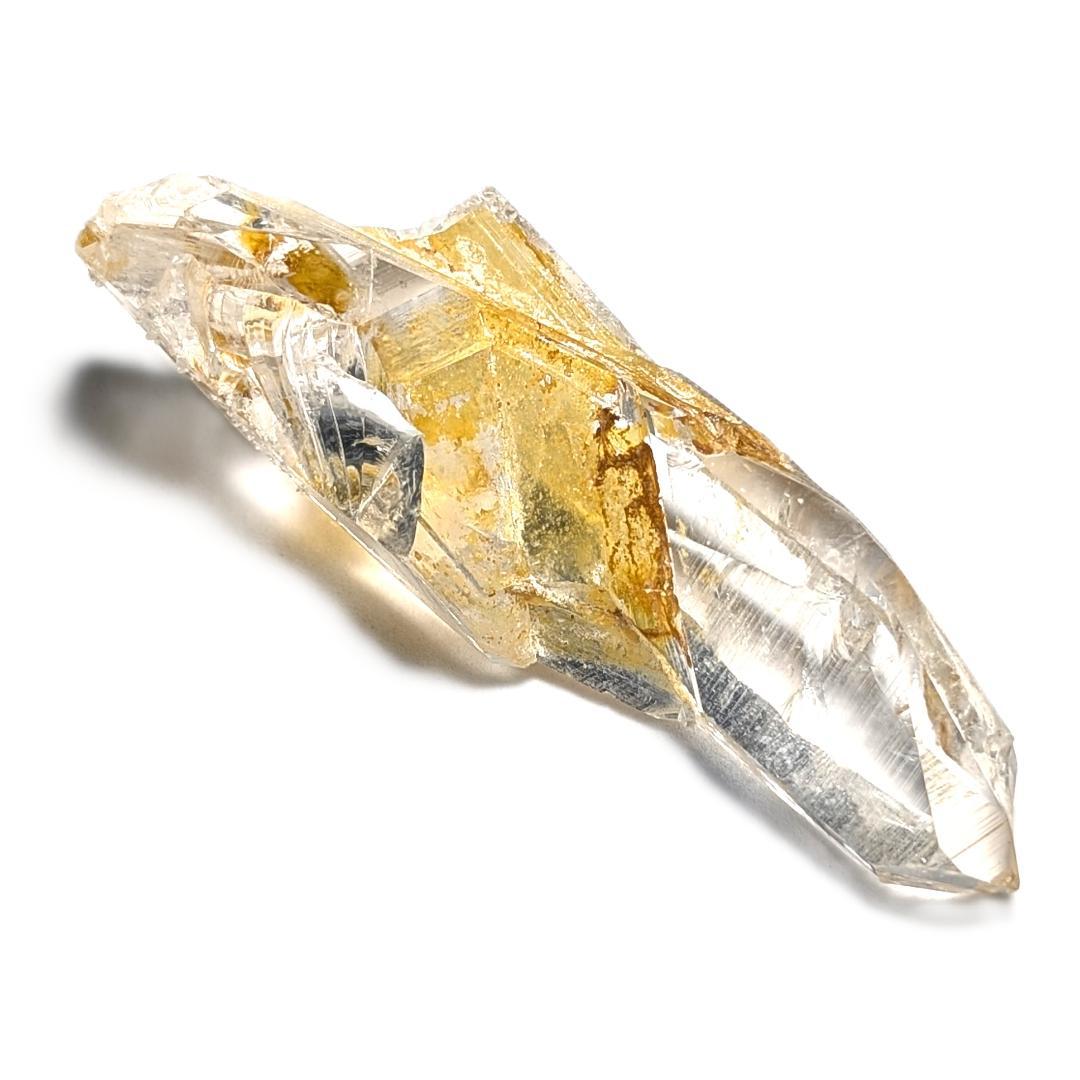 【透明度が高いコロンビア産】ゴールデンレムリアン水晶 レムリアンシードクリスタル