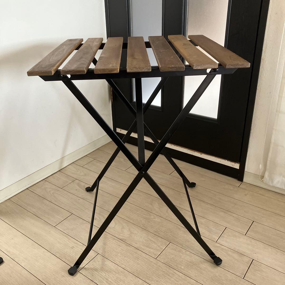 IKEA テーブル＆チェア2脚 屋外用　3点