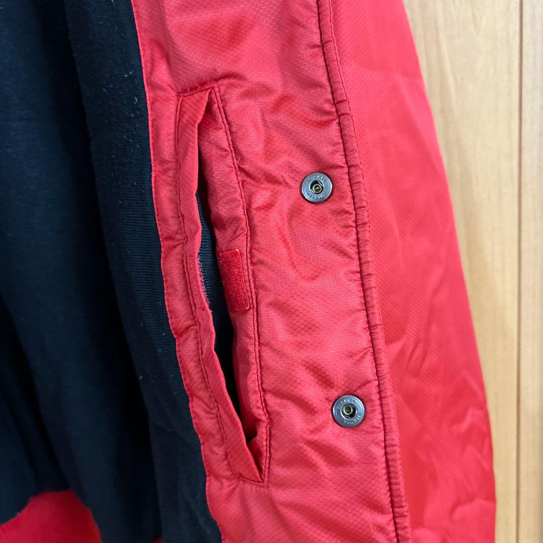 【SSK】中綿ジャケットジャンバー上着 防寒、グランドコート　レッドS-M