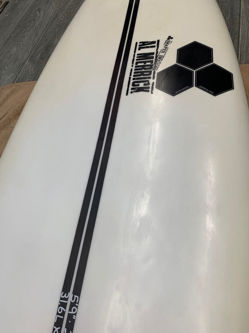 (湘南手渡)アルメリックハイフライヤー5'9\" 31.6L ジオンカーボン