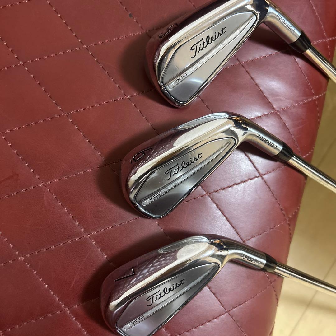 値下げ　美品　タイトリスト　2023年　T200 P-9 6本　アイアン